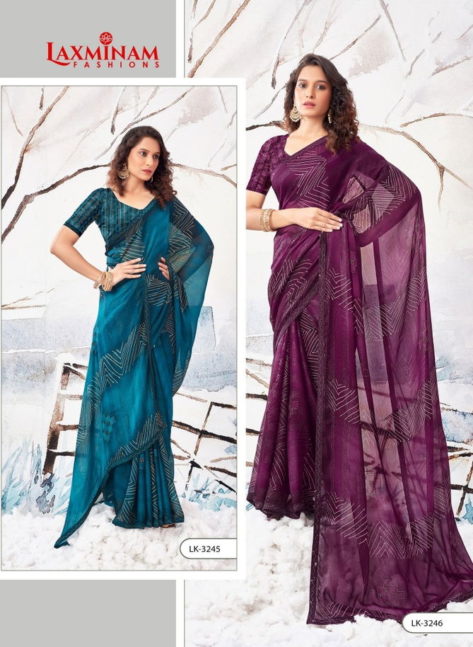 Laxminam Kiara Designer Printed Sarees Catalog